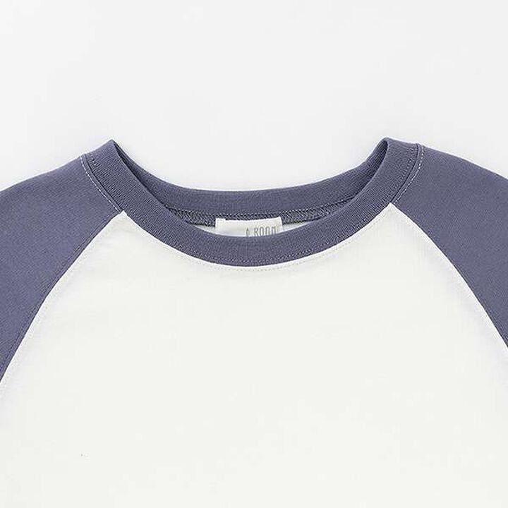 [Comfortable Jersey] Oversized Raglan T-Shirt,Charcoal gray, medium image number 6