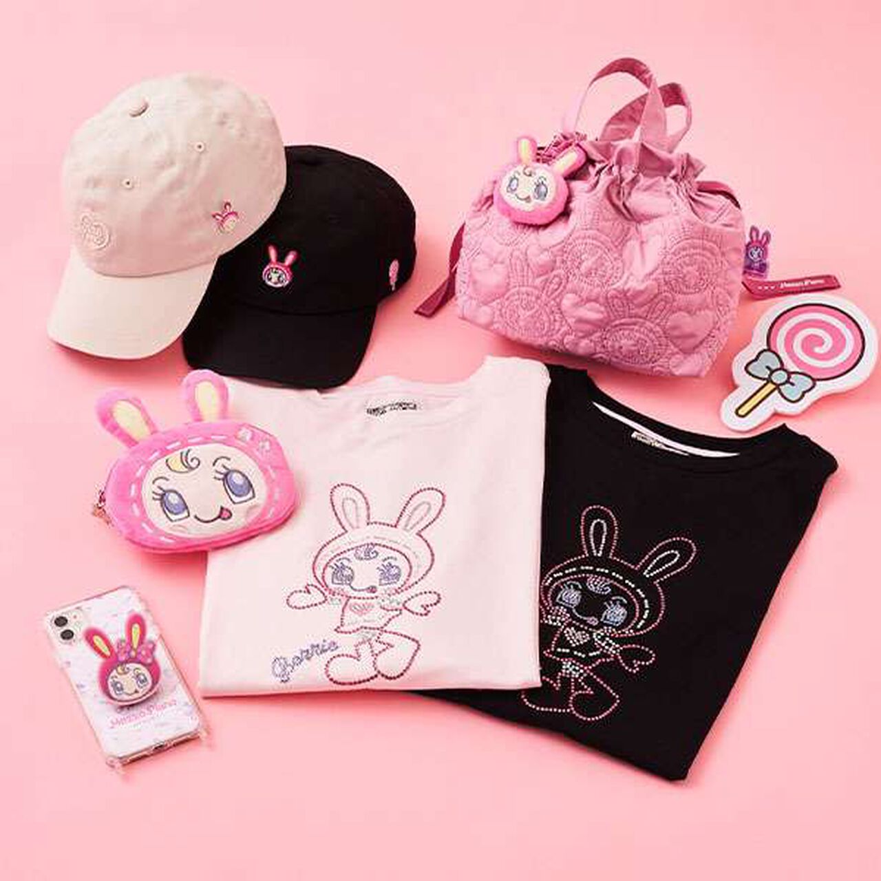 Berie-chan Cap (with Pin Badge),Black, large image number 7