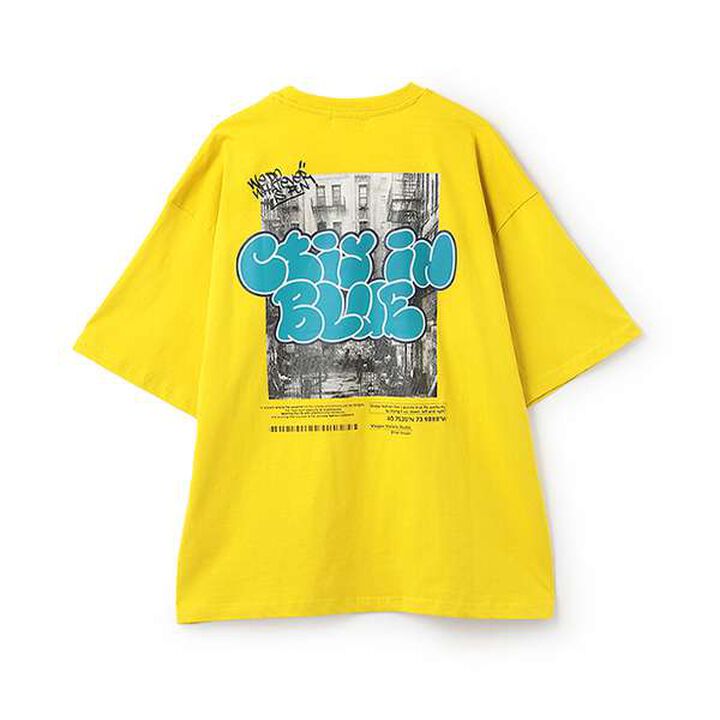 Photography Logo Foam Print Big Short Sleeve T-Shirt,Black, medium image number 1