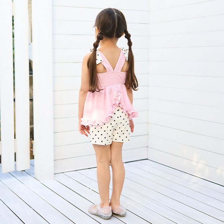 [SWIM] [UV Processing] Frill Round Hem Separates,Pink, medium image number 4