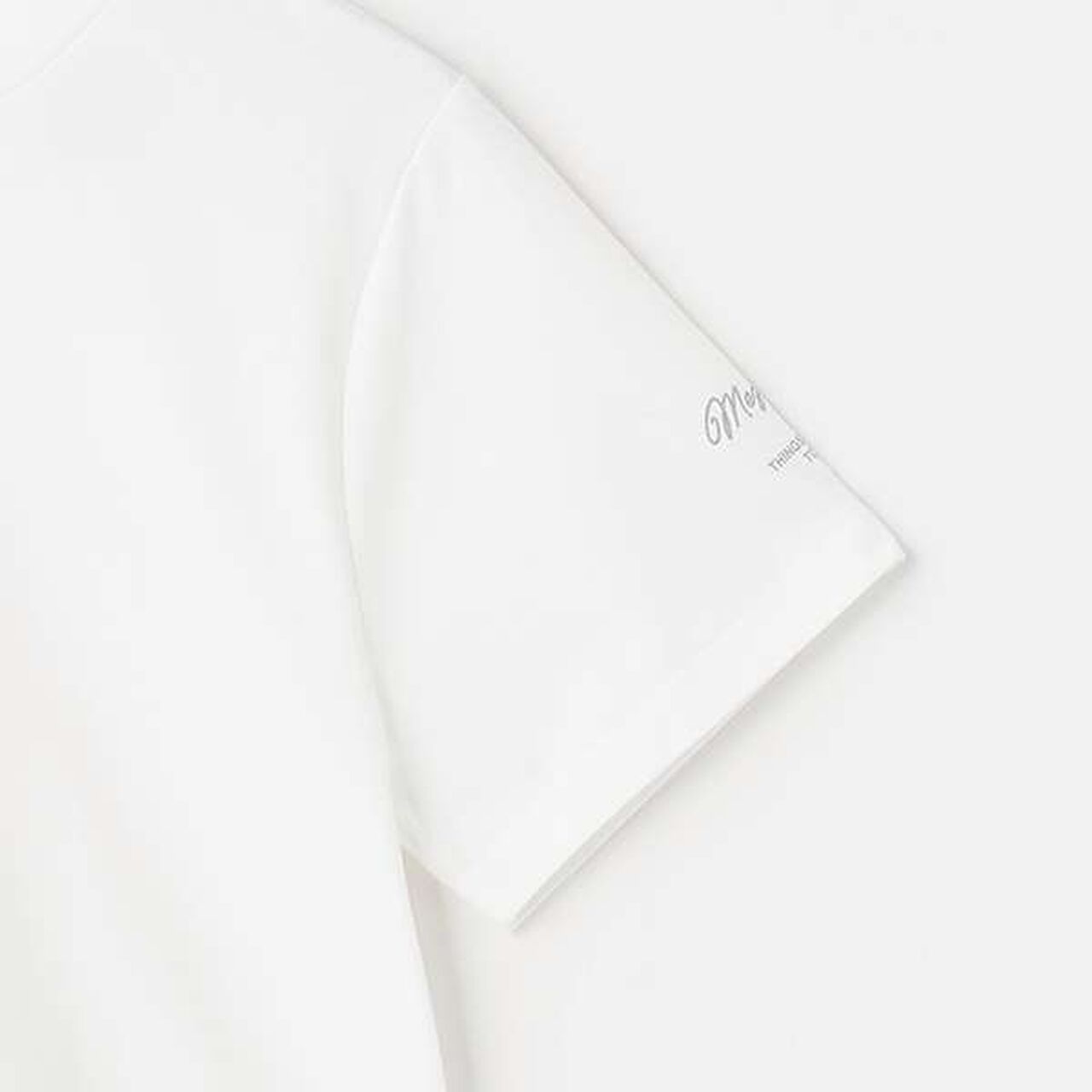 [Cool Touch] Lame Mesh Knit & Peplum T-Shirt Set,Ivory, large image number 9