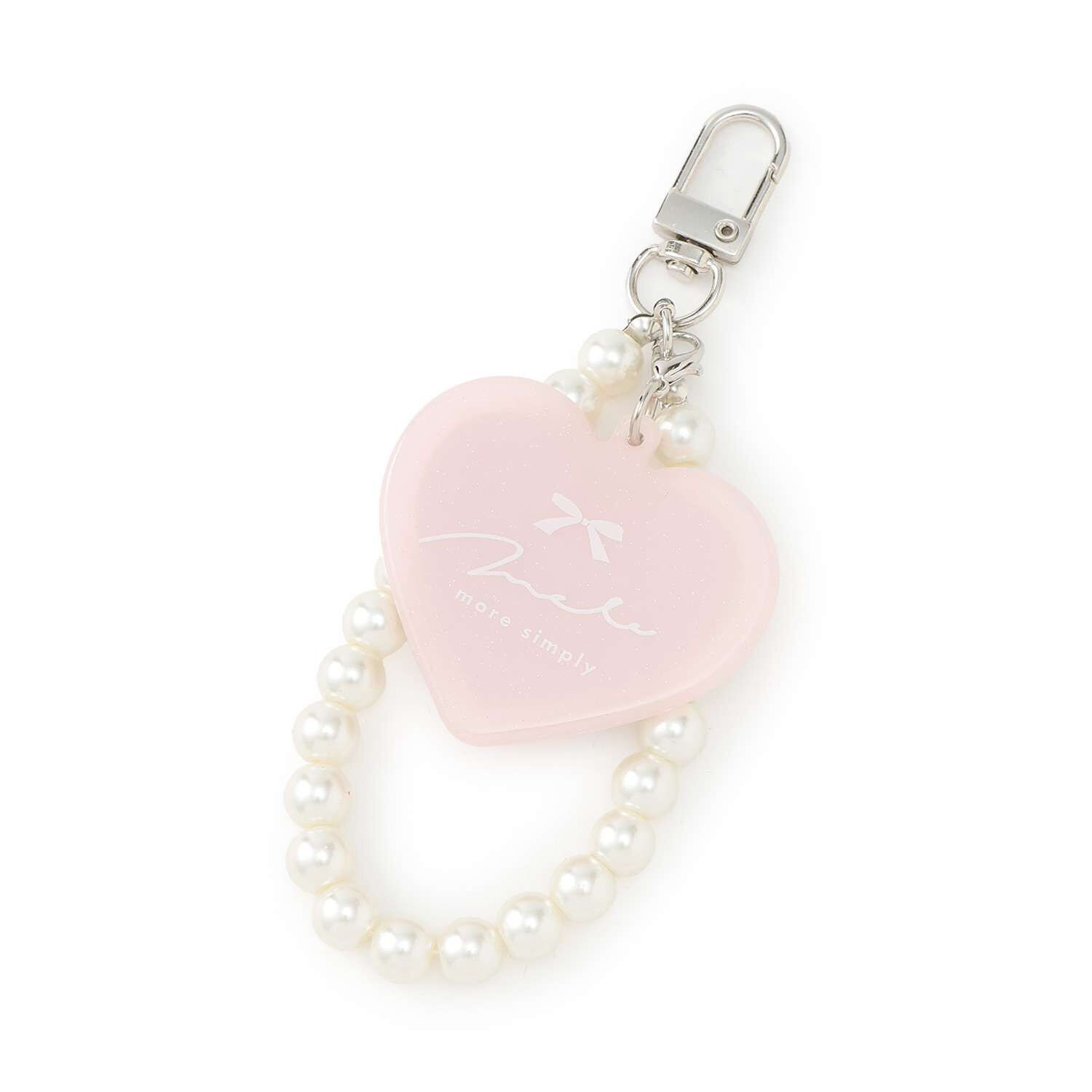 【未使用】The Custom Pearl キーチェーン ライトピンクハート♡ Hand Mirrors | NARUMIYA ONLINE | Kids Clothing from Japan