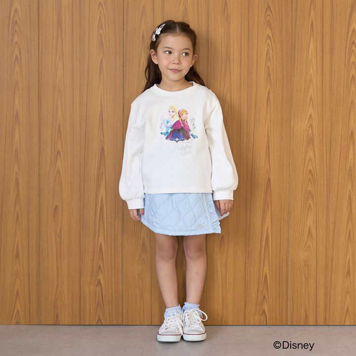 [Frozen] [Goodbye Pills Brushed Fleece] Sparkling Lame & Transfer Assortment Print Sweatshirt,Gray, medium image number 11