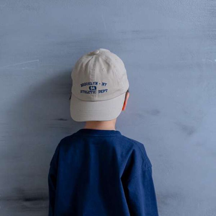 College Logo Embroidered Cap,Navy, medium image number 5