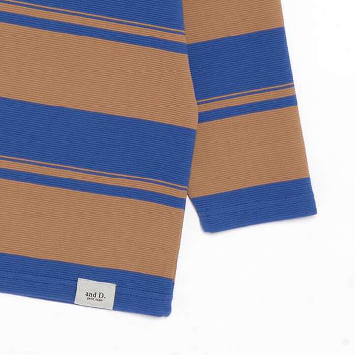 [Matching with Dad Outfit] Kids Stripe Pattern Big Long Sleeve T-Shirt,Green, medium image number 10