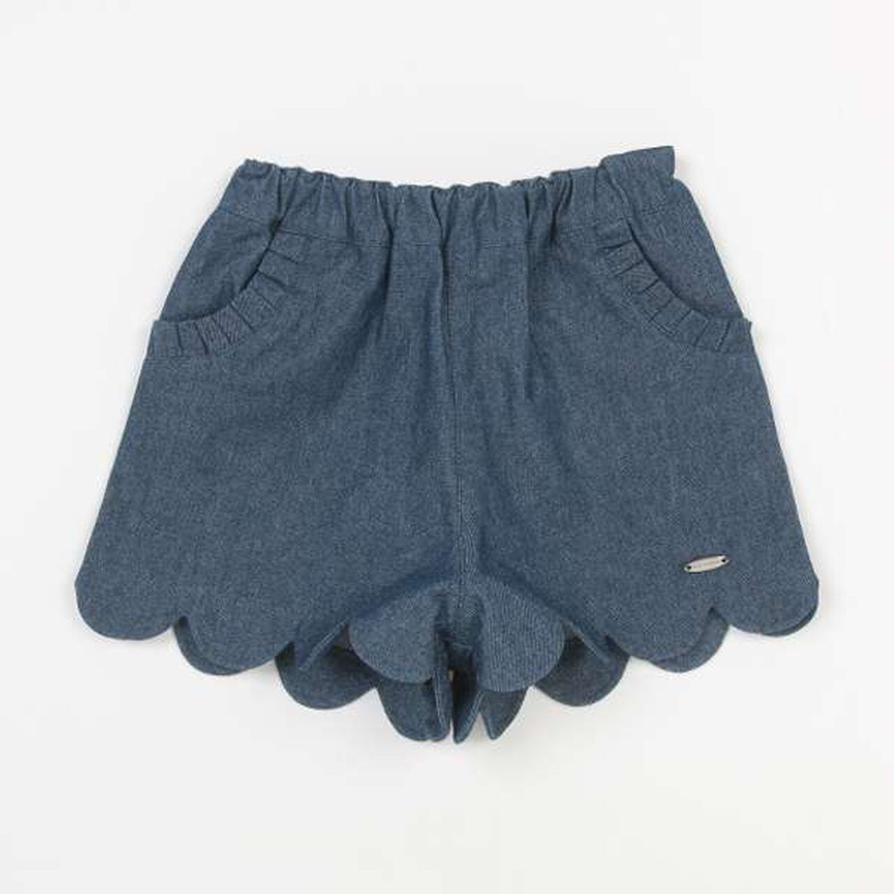 [Link] Scalloped Short Pants (Kids),Navy, large image number 23