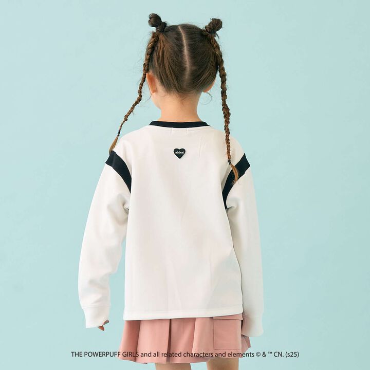 [Anti-Stain Finish] Powerpuff Girls Ponte Logo Crew,Magenta, medium image number 14