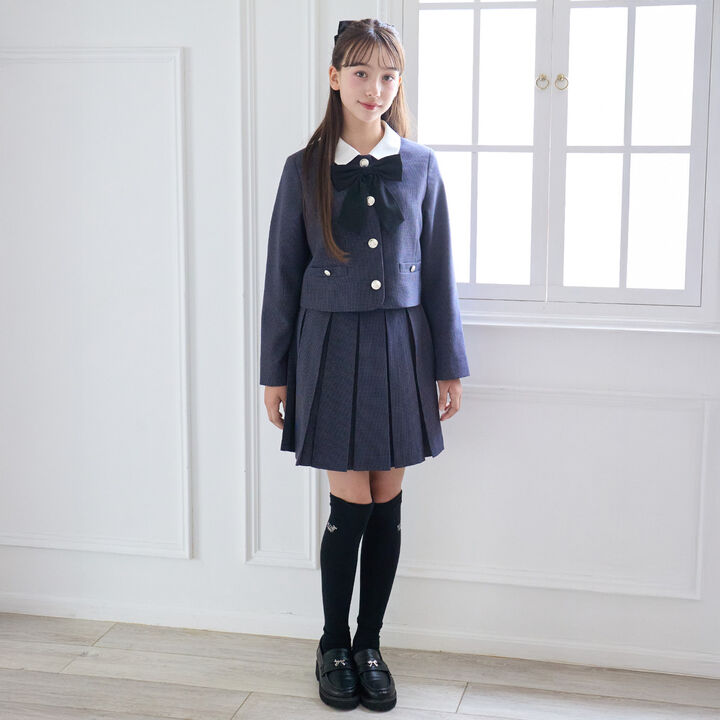 [Antibacterial Deodorizing] Logo Embroidered Knee-High Socks,Gray, medium image number 1