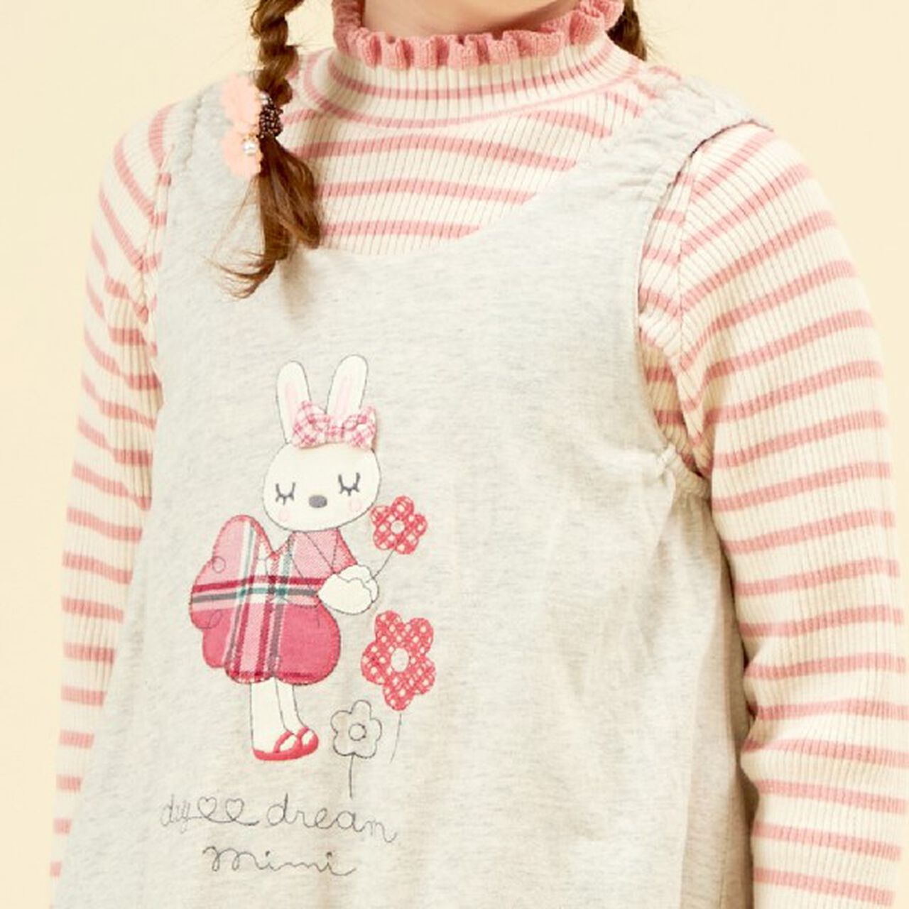 KP Check Reversible Jumper Skirt (0 to 0),Navy, large image number 3