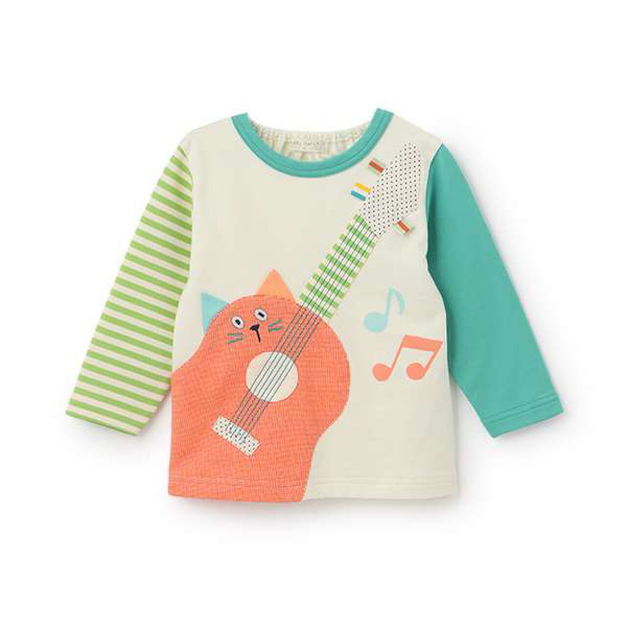 Cat Guitar Sweatshirt,Blue, large image number 11