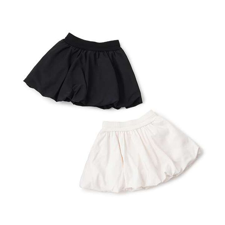 [Link] Balloon Skirt with Shorts,Ivory, medium image number 4