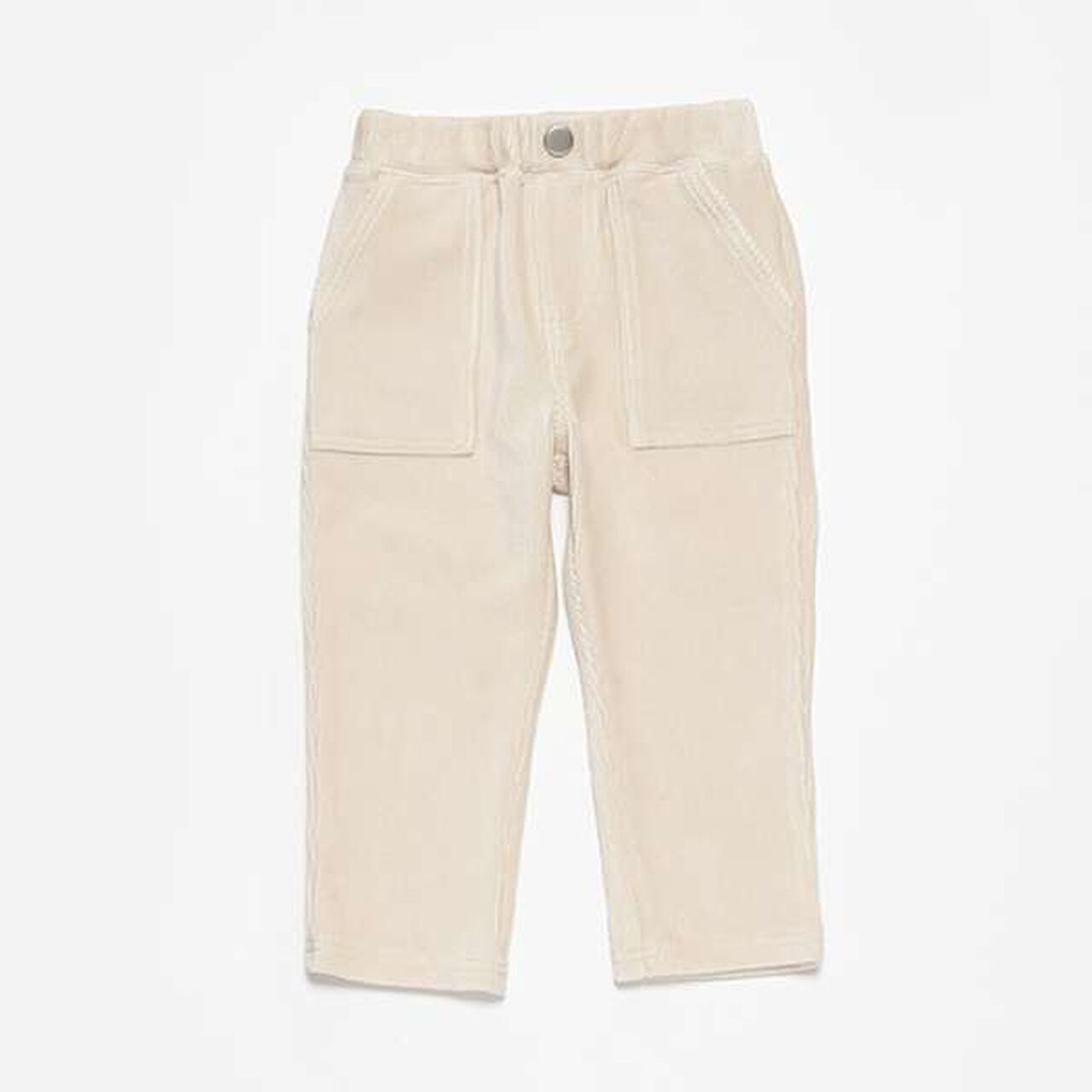 Cut Corduroy Baker Pants,Black, large image number 9