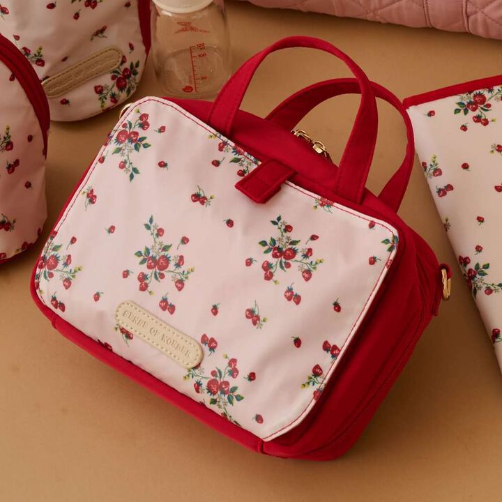 Wild Strawberry Diaper Pouch,, medium