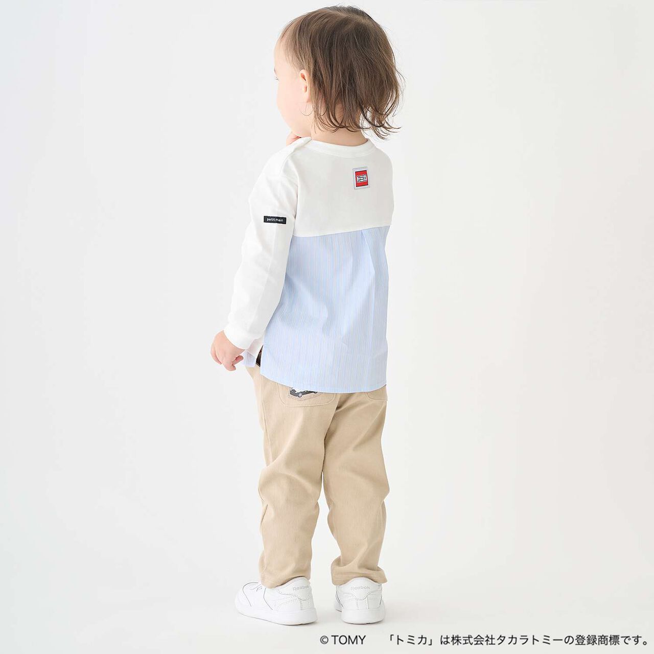 [TOMICA・ANIA] Cut Long Pants,Blue, large image number 4