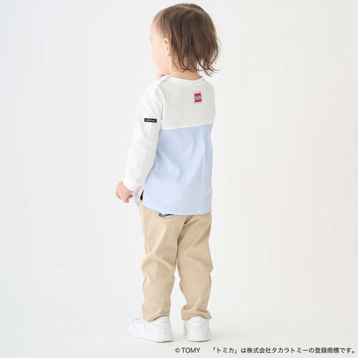 [TOMICA・ANIA] Cut Long Pants,Blue, medium image number 4