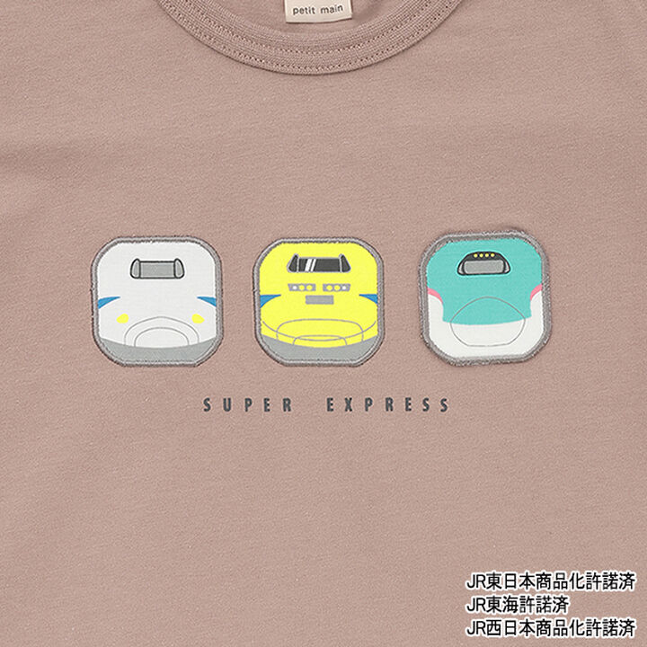 [Shinkansen] Assorted Patch Short Sleeve T-Shirt,Mocha tea, medium image number 11