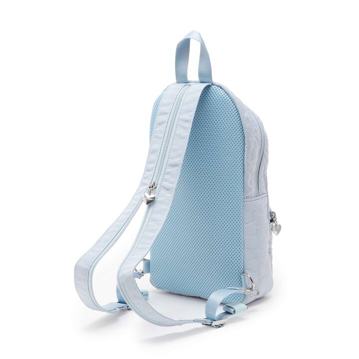 Heart Quilt 2-Way Sling Bag,Sax blue, medium image number 2