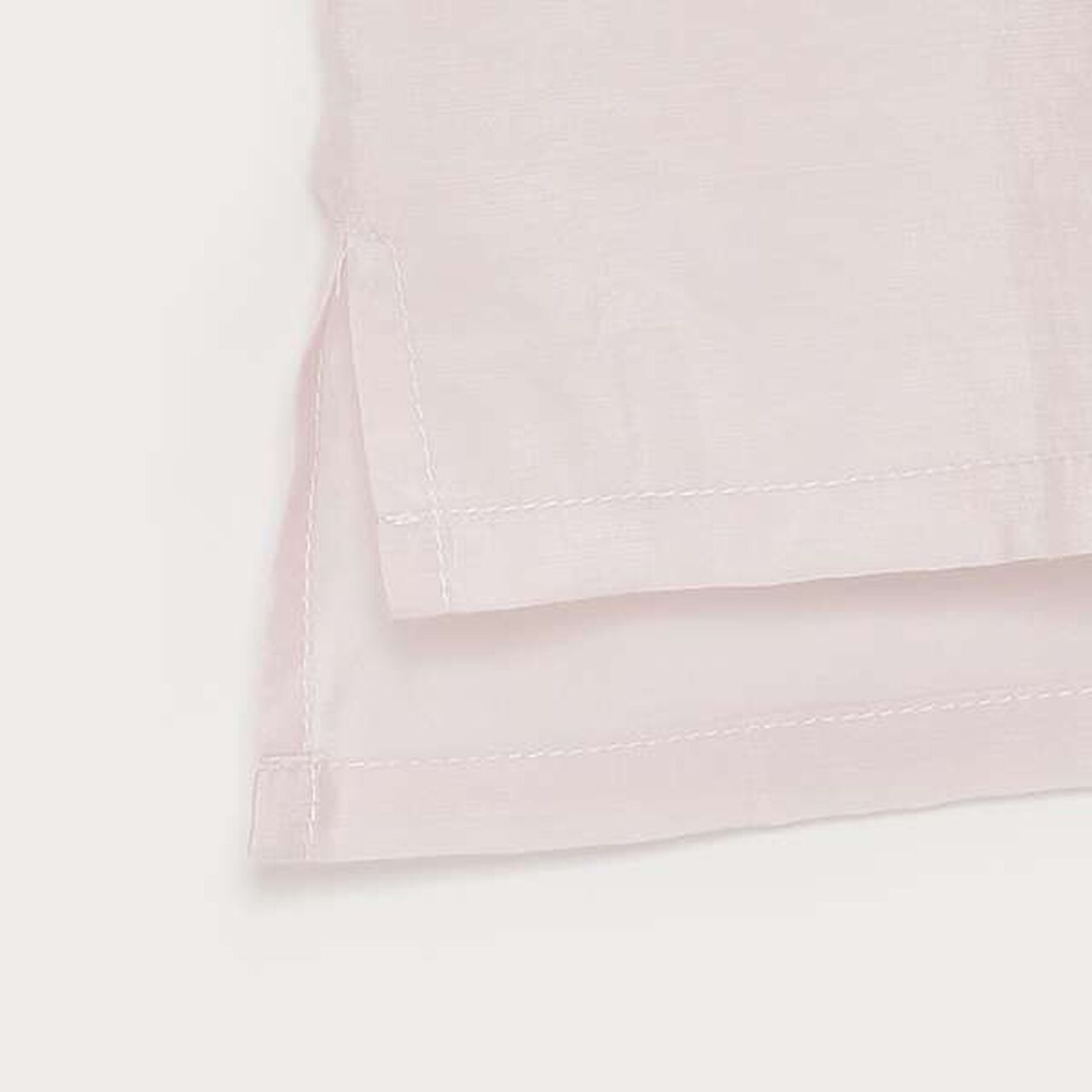 Short-Sleeve Sheer Shirt with Inner Lining,Off white, large image number 12