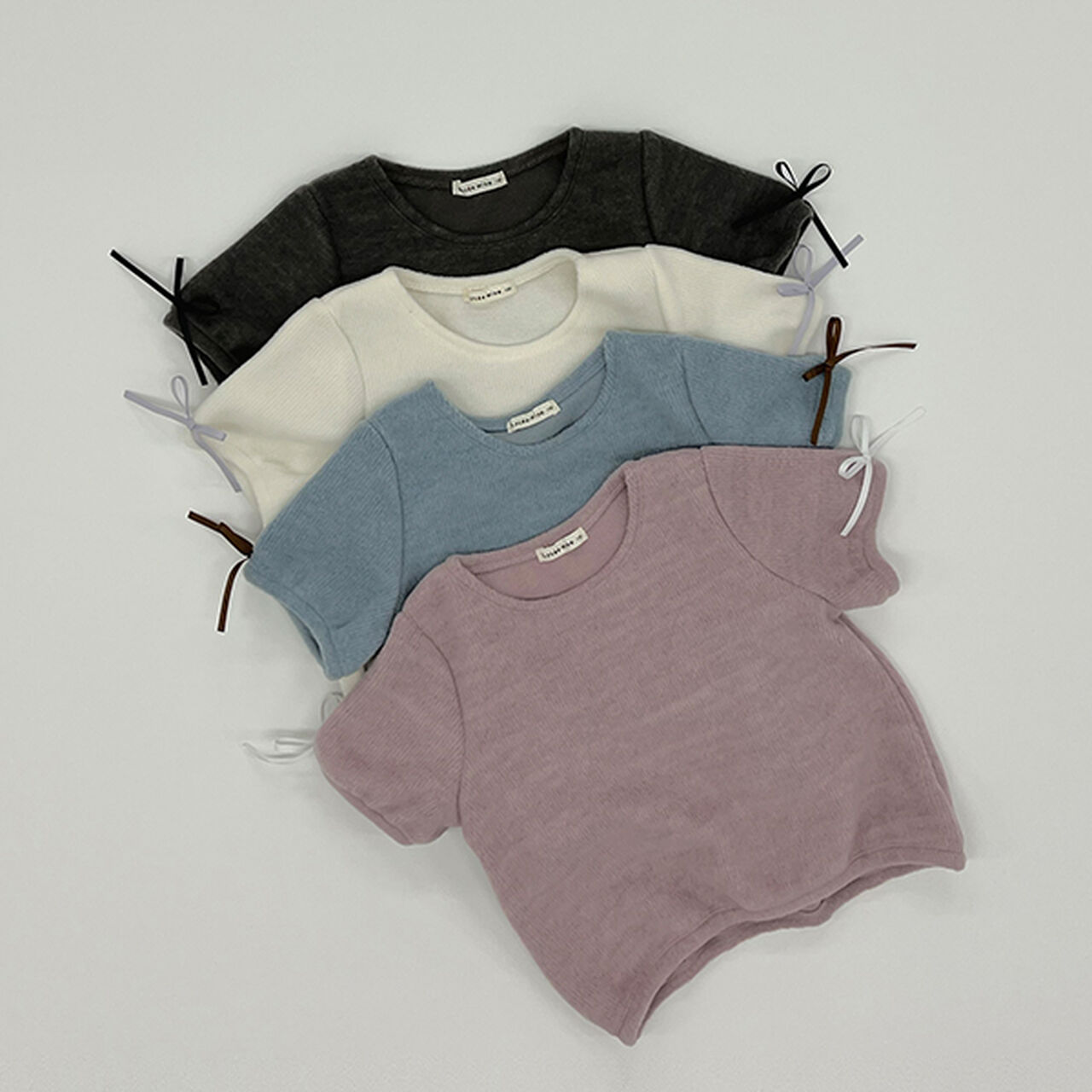 Fluffy Brushed Short-Sleeve Top,Deep pink, large image number 12