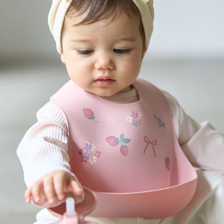 Silicone Feeding Bib,, medium