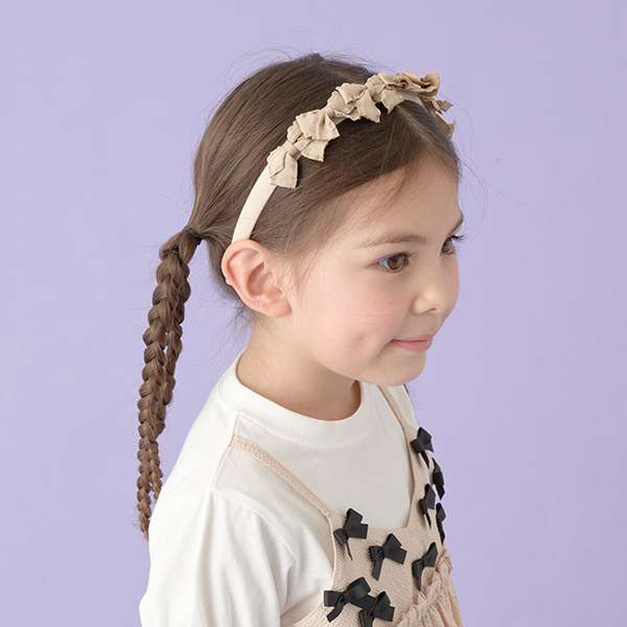 Ribbon Ribbon Headband,Black, large image number 6