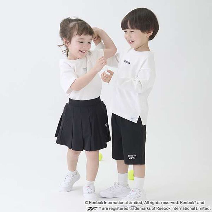 Reebok Logo Pleated Skirt Shorts,Light pink, medium image number 10