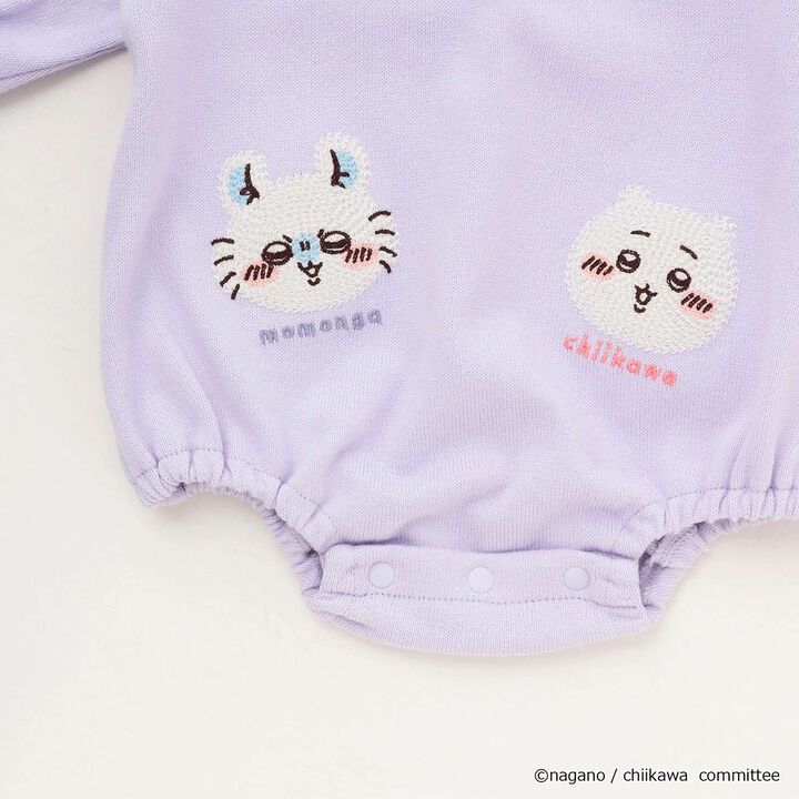 Chikawa Anime Embroidered Romper,Lavender, medium image number 7
