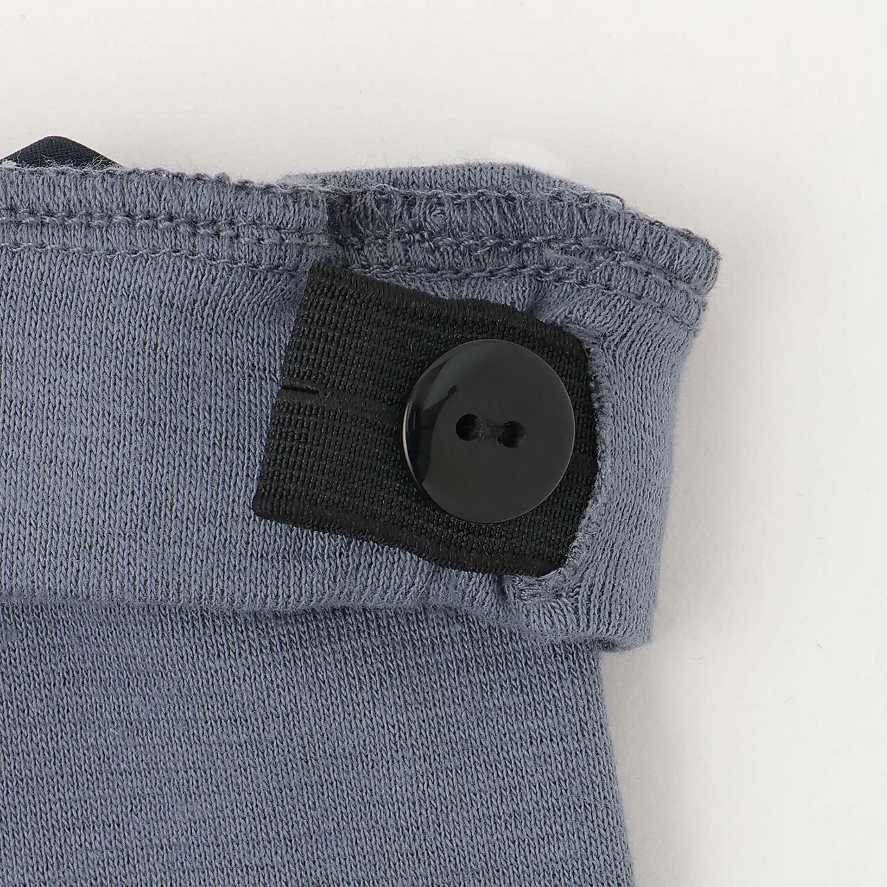 Car One-Point Embroidery 6/10 Length Leggings,Blue gray, large image number 3