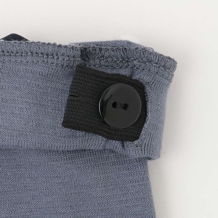 Car One-Point Embroidery 6/10 Length Leggings,Blue gray, medium image number 3