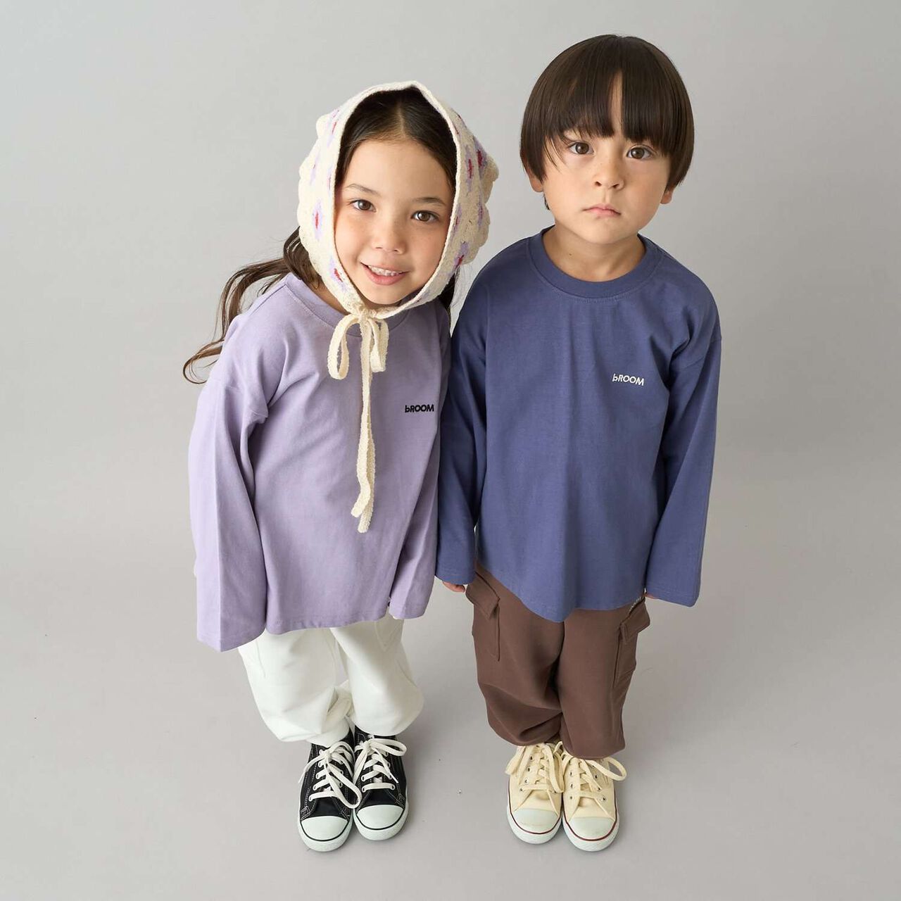 [Daily Standard Wear] Oversized Simple Design Long-Sleeve T-Shirt with Accent,Ivory, large image number 37