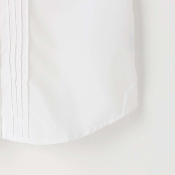 [Graduation Attire] [Wrinkle-Resistant] Round Collar Shirt,White, medium image number 6