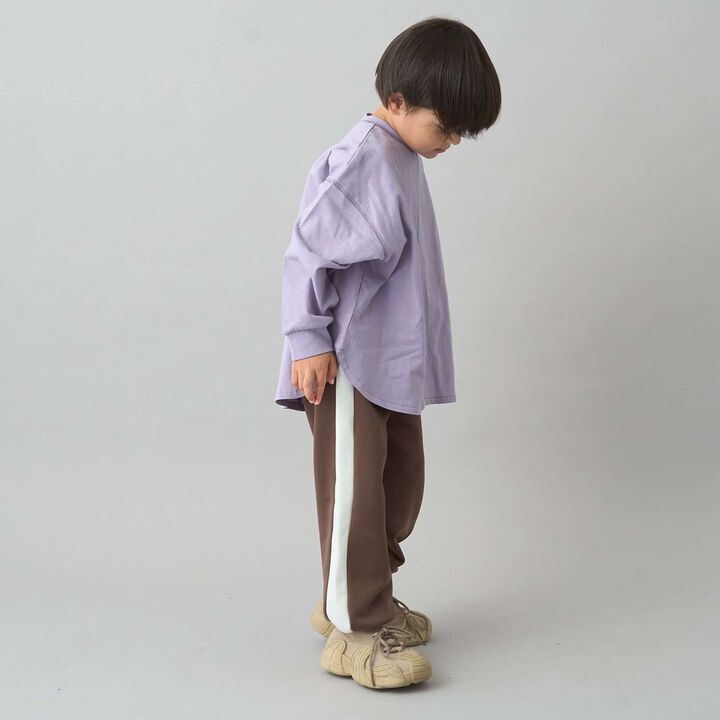 [Daily Standard Wear] [Quick-Dry Absorbent] Loose Fit Side Line Sweatpants,Blue gray, medium image number 20