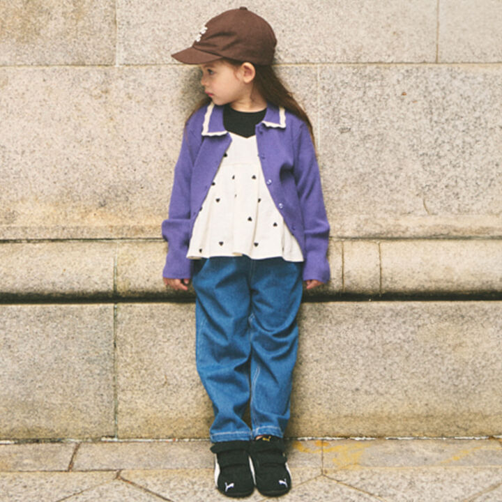 Link Collar Knit Cardigan,Top gray, medium image number 3