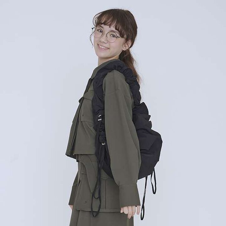 [AMI] 短版口袋襯衫,黑色, medium image number 4