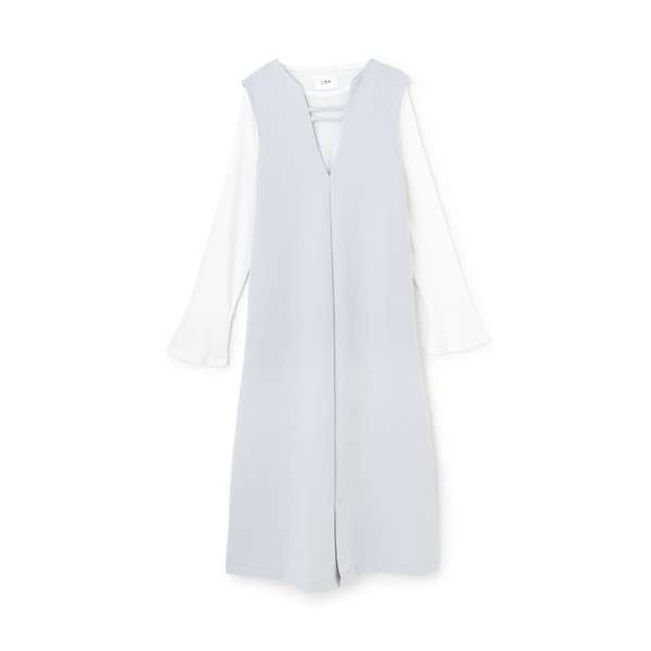 [Link/Anti-Stain] 2-Way Jumper Skirt Set,Navy, large image number 18