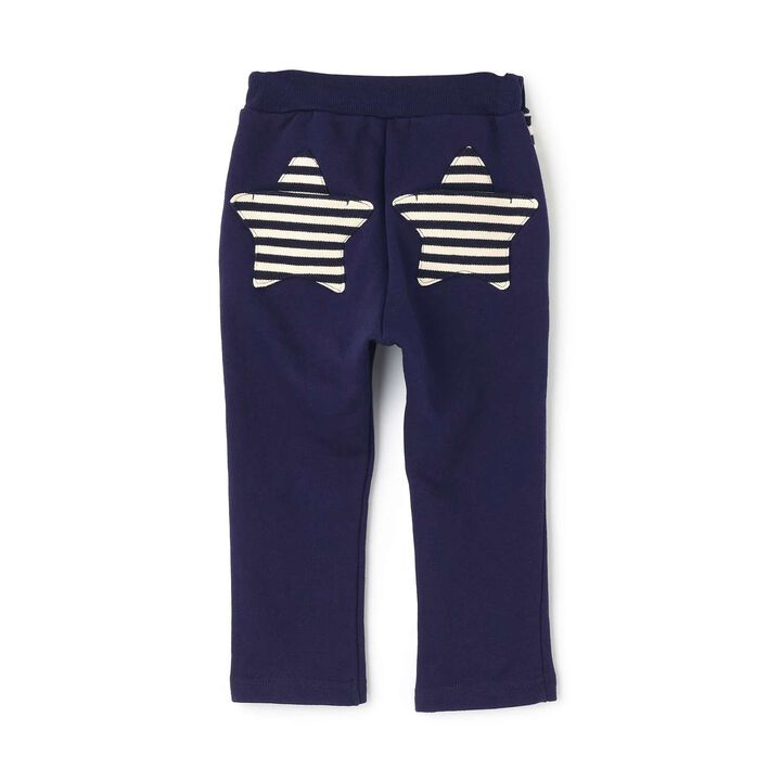 Stripe Star Pocket Fleece Pants,Gray, medium image number 1