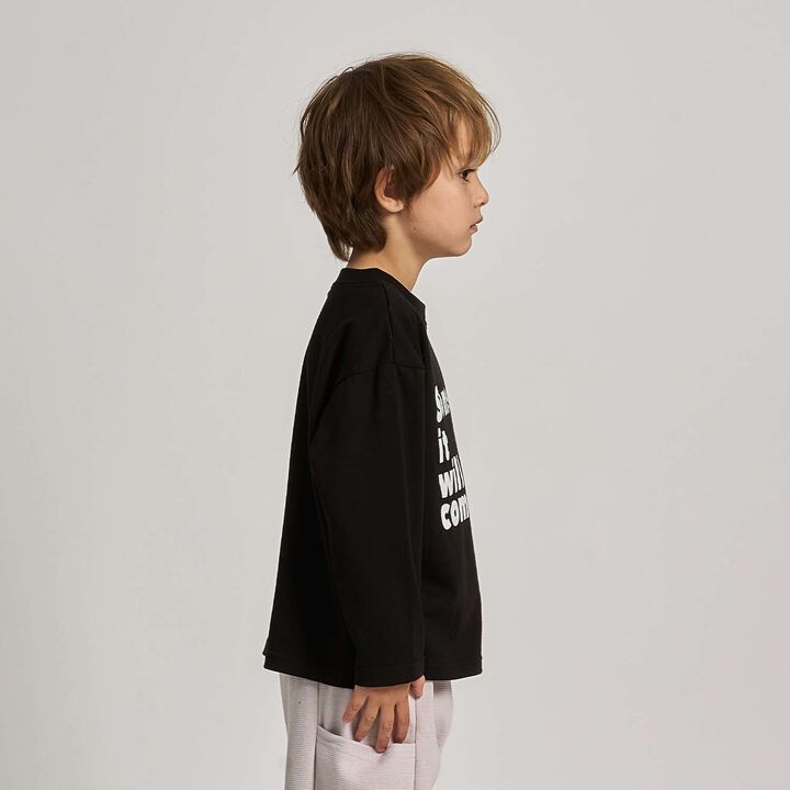 [Anti-Stain & Quick-Dry] Muteki T - Choose from 4 Patterns & 8 Colors Printed T-Shirt,Black, medium image number 27