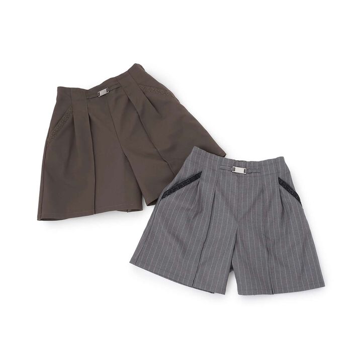 Lace Pocket Shorts[Available in 130cm],Brown, medium image number 10