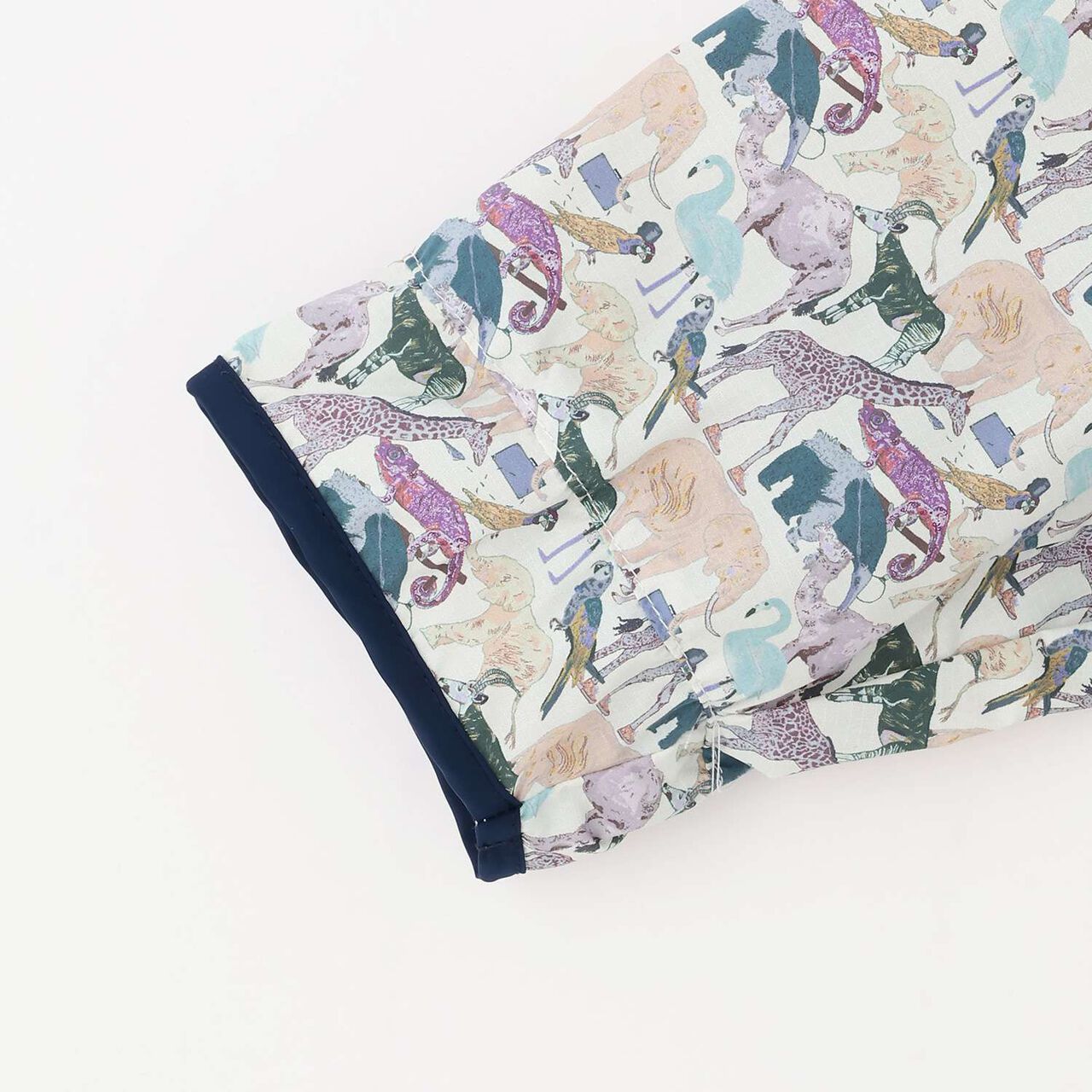 Queue for the Zoo Raincoat,Blue, large image number 5