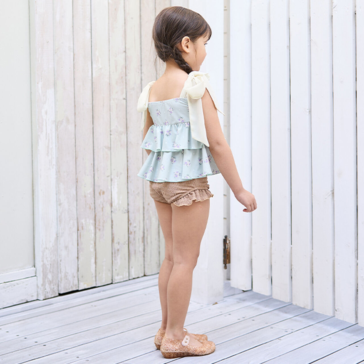 [SWIM] [UV Processing] Pattern Assorted Tiered Separates,Black, large image number 6