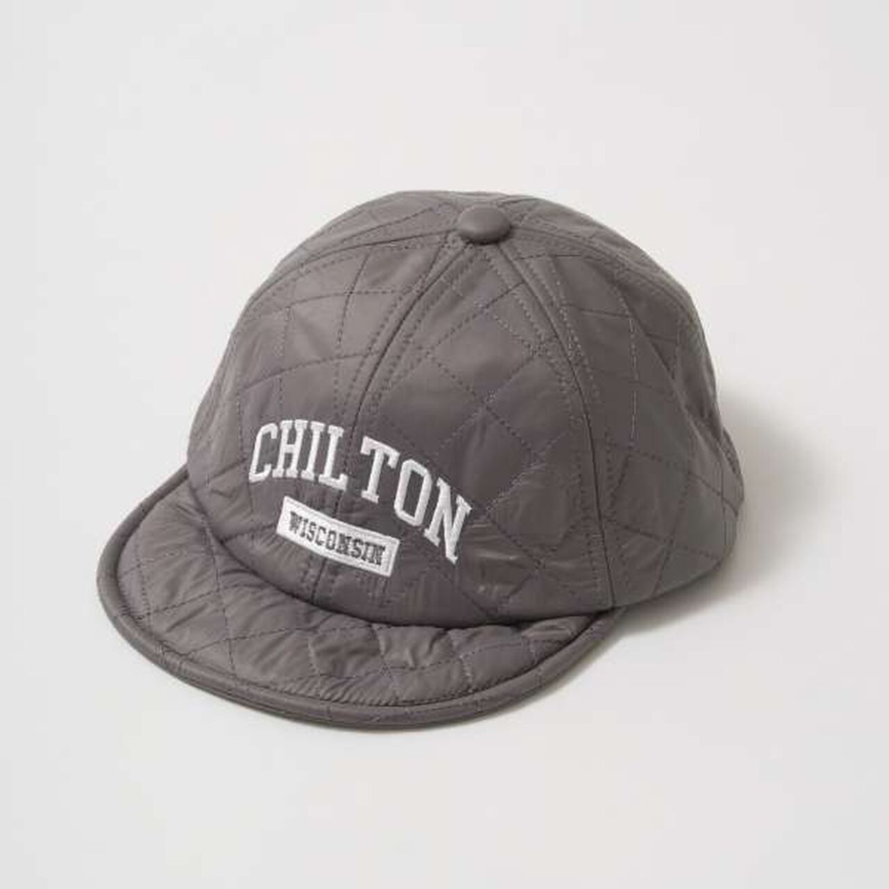 Quilted Embroidered Cap,Blue, large image number 17