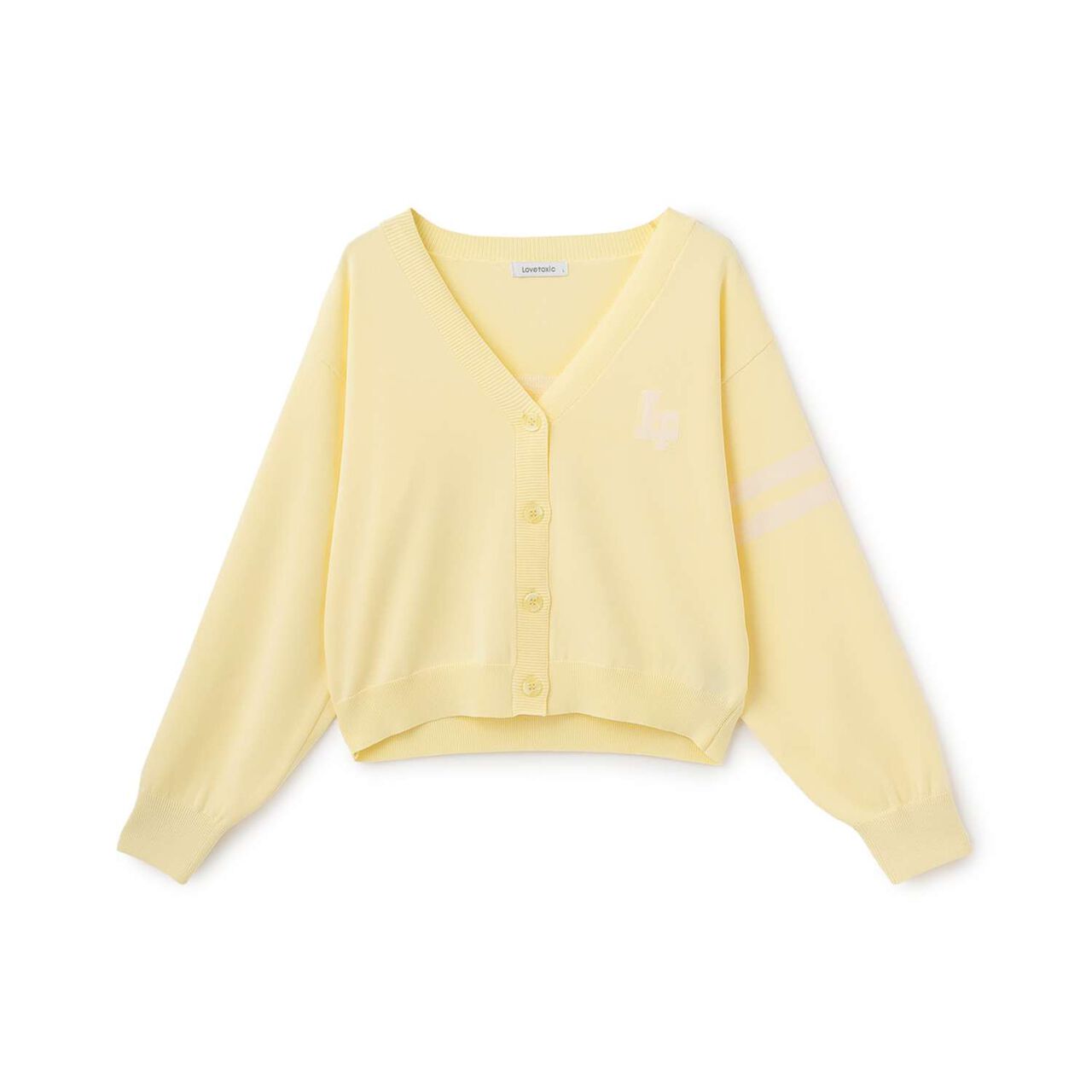 [UV/Washable] Back Logo Cardigan,Yellow, large image number 0