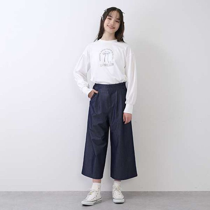 Suspender Wide Pants,Navy, medium image number 8