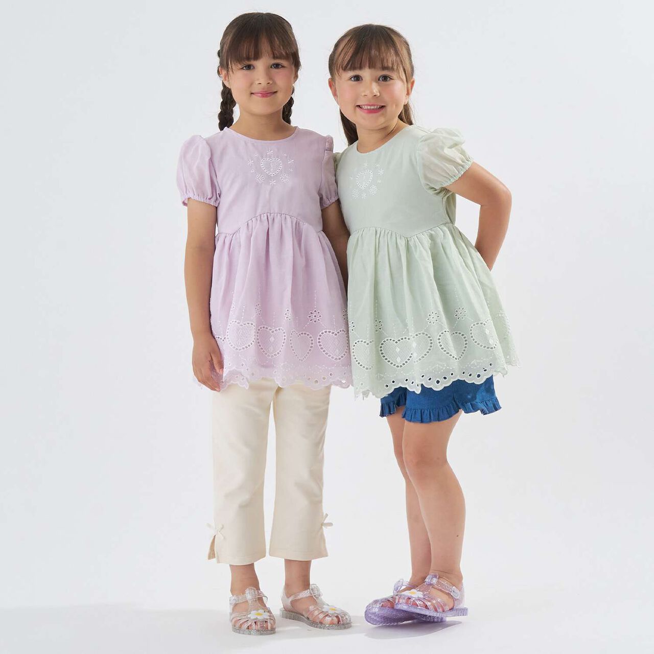 [100% Cotton] Cutwork Lace Tunic,Mint, large image number 9