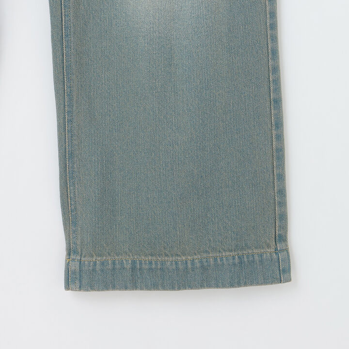 [LTXC] Distressed Denim Wide Pants [Set Available],Navy, medium image number 14