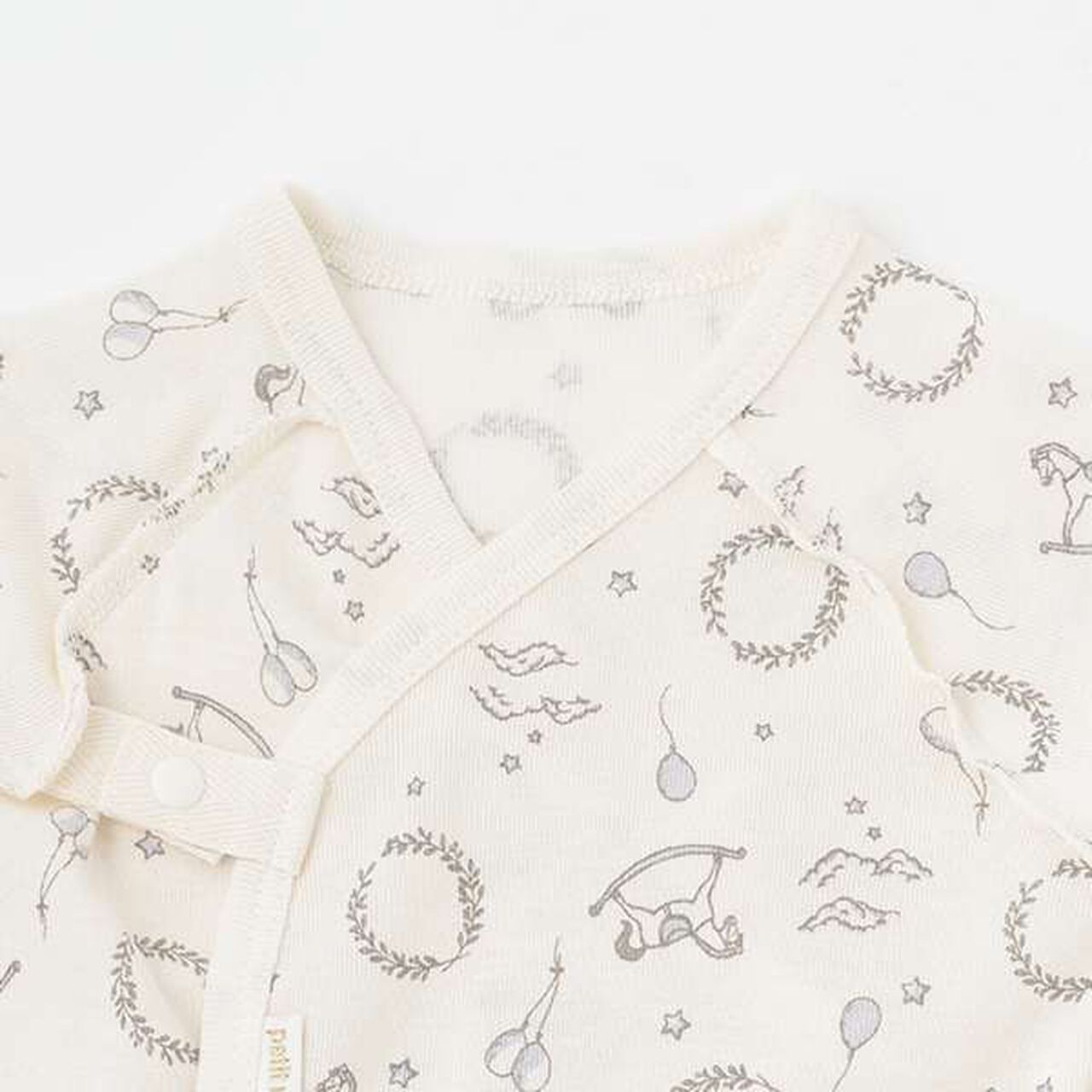 [Weak Acidity] Combination Bodysuit,Light green, large image number 2