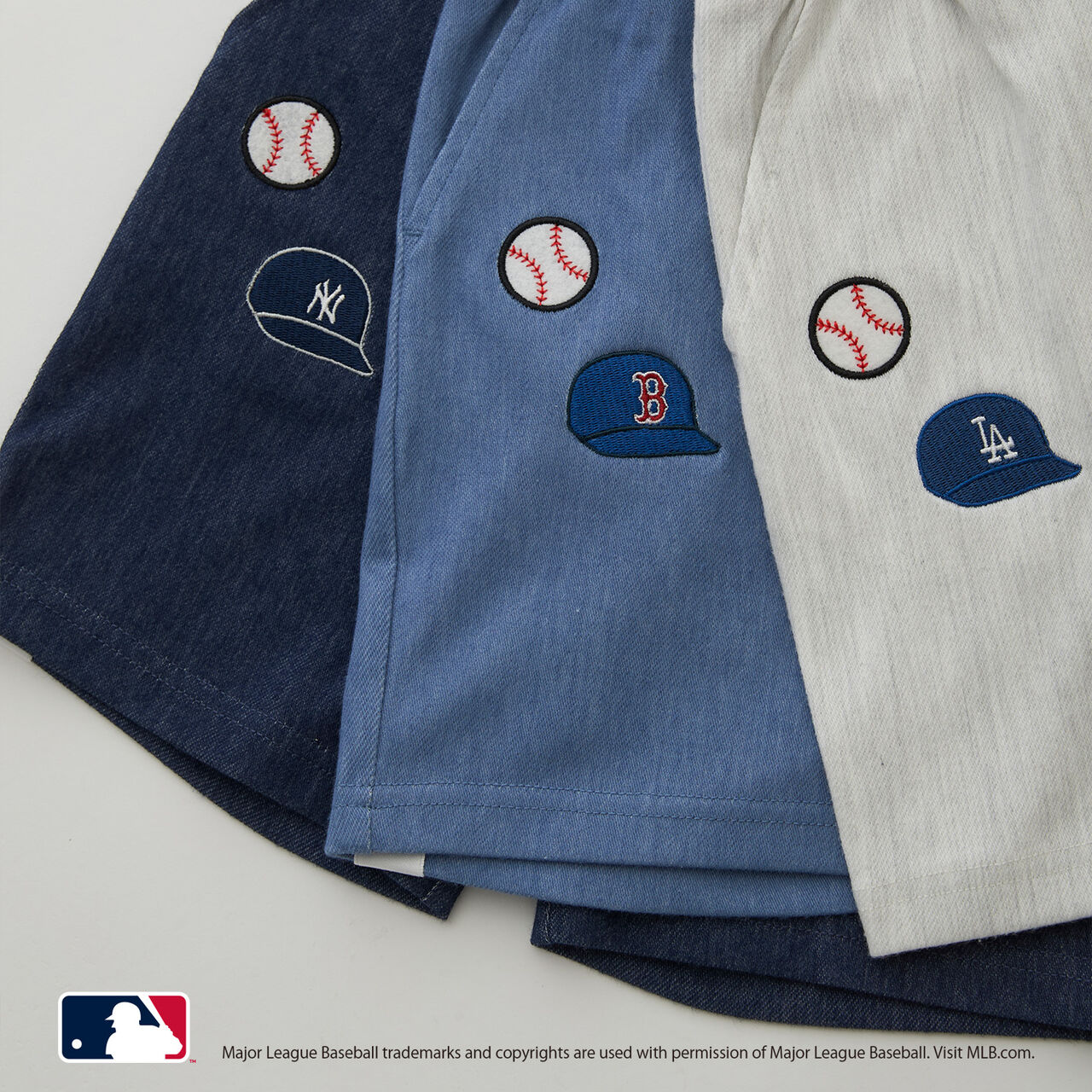 [MLB] Cut Half Pants,Navy, large image number 24