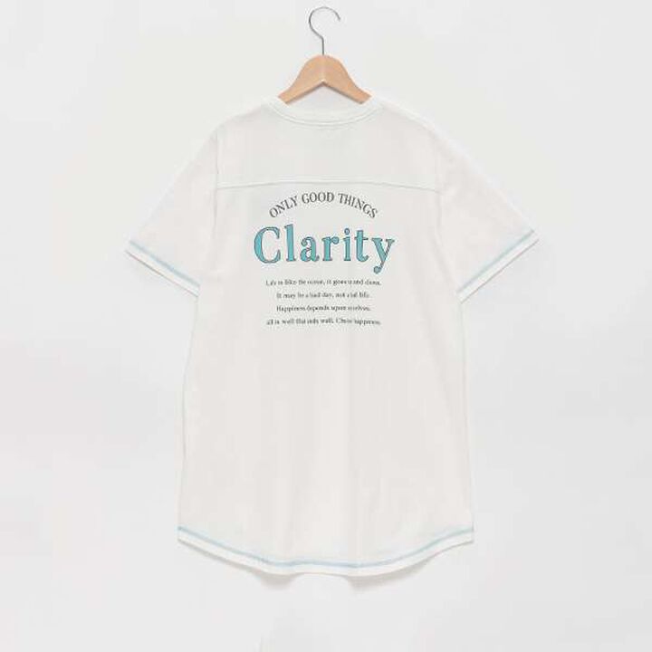 Functional Material Back Print T One-Piece Dress,Emerald green, medium image number 12