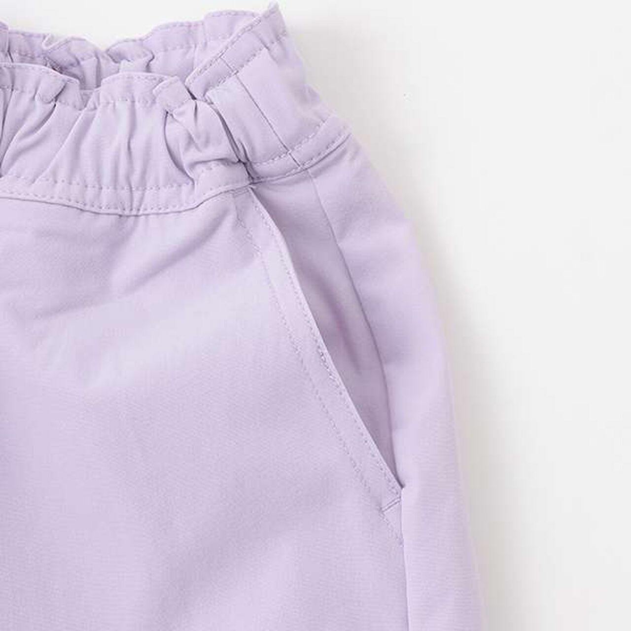Water-Repellent Drawstring Pants,Lavender, large image number 15