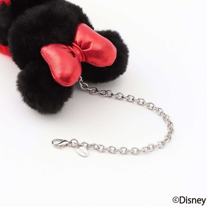[Disney] Curly Faux Fur Charm,Red, medium image number 3